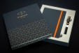Набор Parker Sonnet Black GT (перьевая ручка + блокнот)