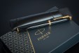 Набор Parker IM Black GT (ручка роллер + чехол)