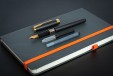 Набор Parker Sonnet Black GT (перьевая ручка + блокнот)