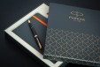 Набор Parker Sonnet Black GT (перьевая ручка + блокнот)