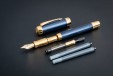 Перьевая ручка Parker Duofold Prestige Centennial Blue Chevron GT (M)