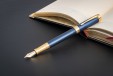 Перьевая ручка Parker Duofold Prestige Centennial Blue Chevron GT (M)