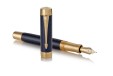 Перьевая ручка Parker Duofold Prestige Centennial Blue Chevron GT (M)