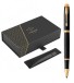 Набор Parker IM Black GT (ручка роллер + чехол)