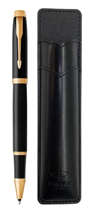 Набор Parker IM Black GT (ручка роллер + чехол)