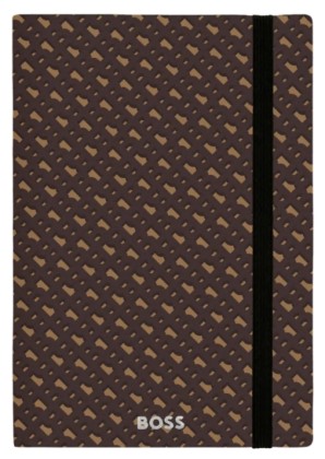 Блокнот Boss формата А5 Monogram Camel Lined